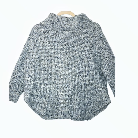 Free People Turtleneck Sweater Baby Blue Medium - Picture 5 of 8